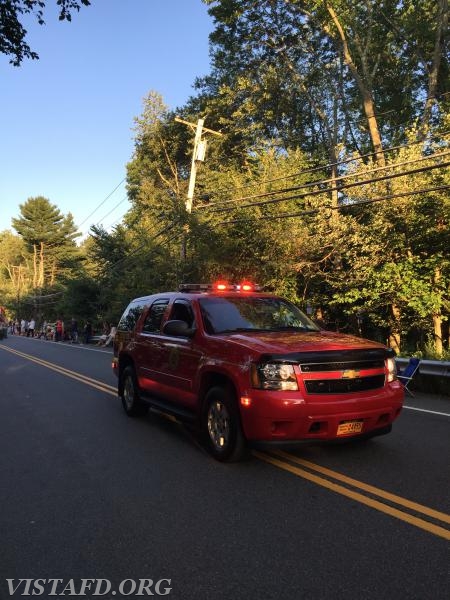 Vista Car 2561 at the 2015 South Salem FD Parade - 8/5/15